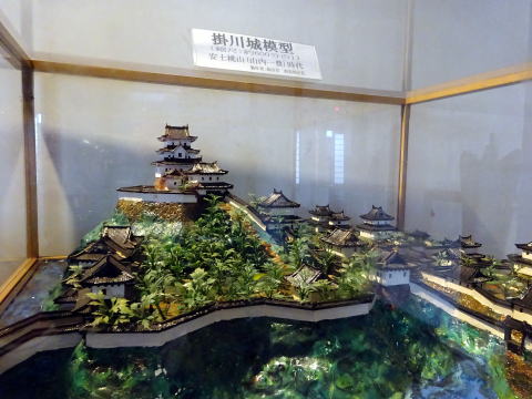 掛川城の模型