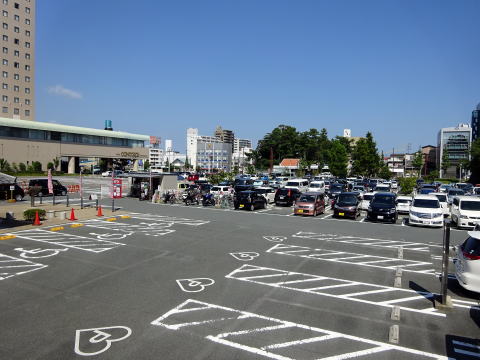 浜松城駐車場